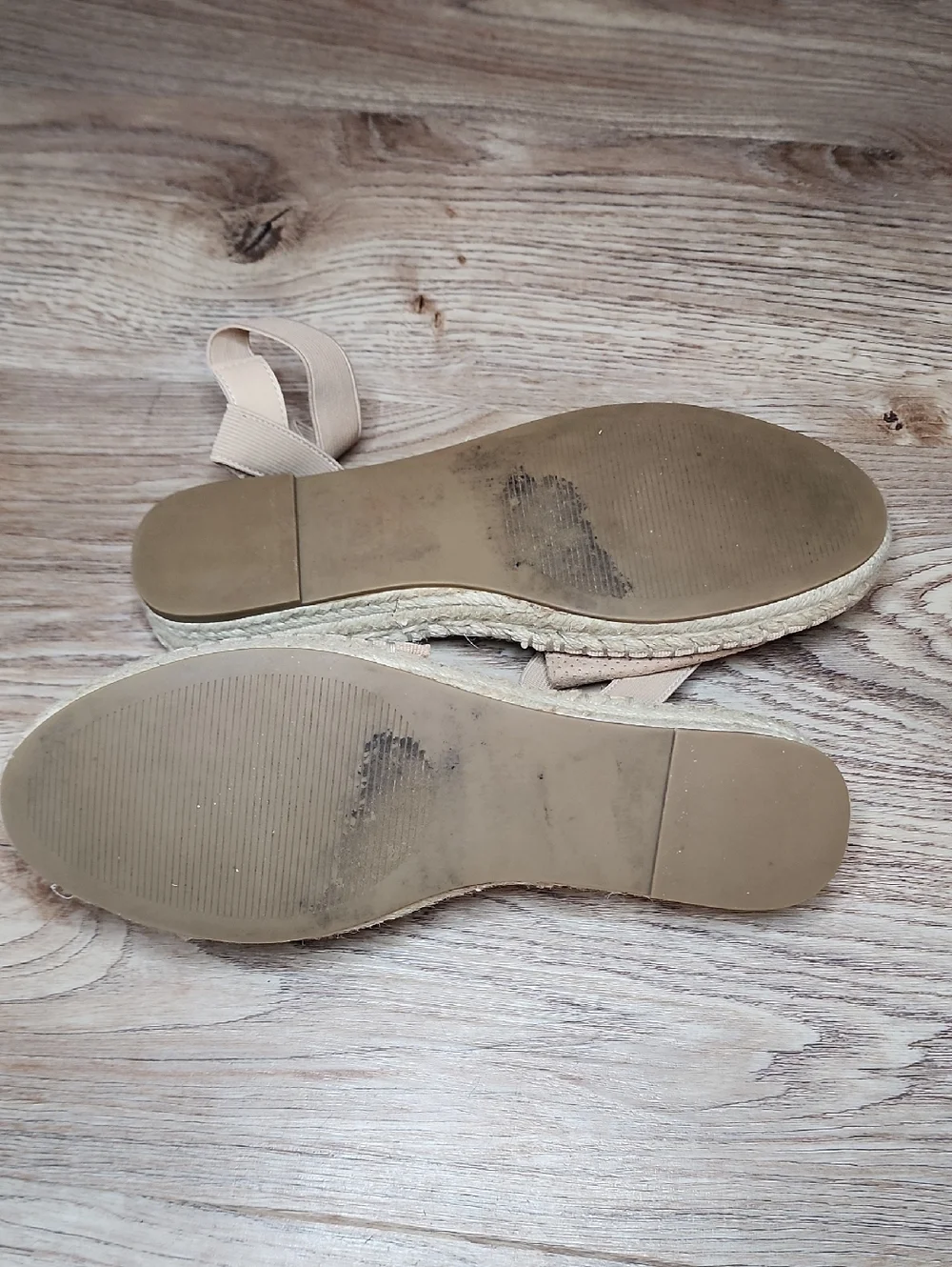Steve Madden Merlene Strappy Elastic Ankle Wrap Espadrille Tan  Sandals